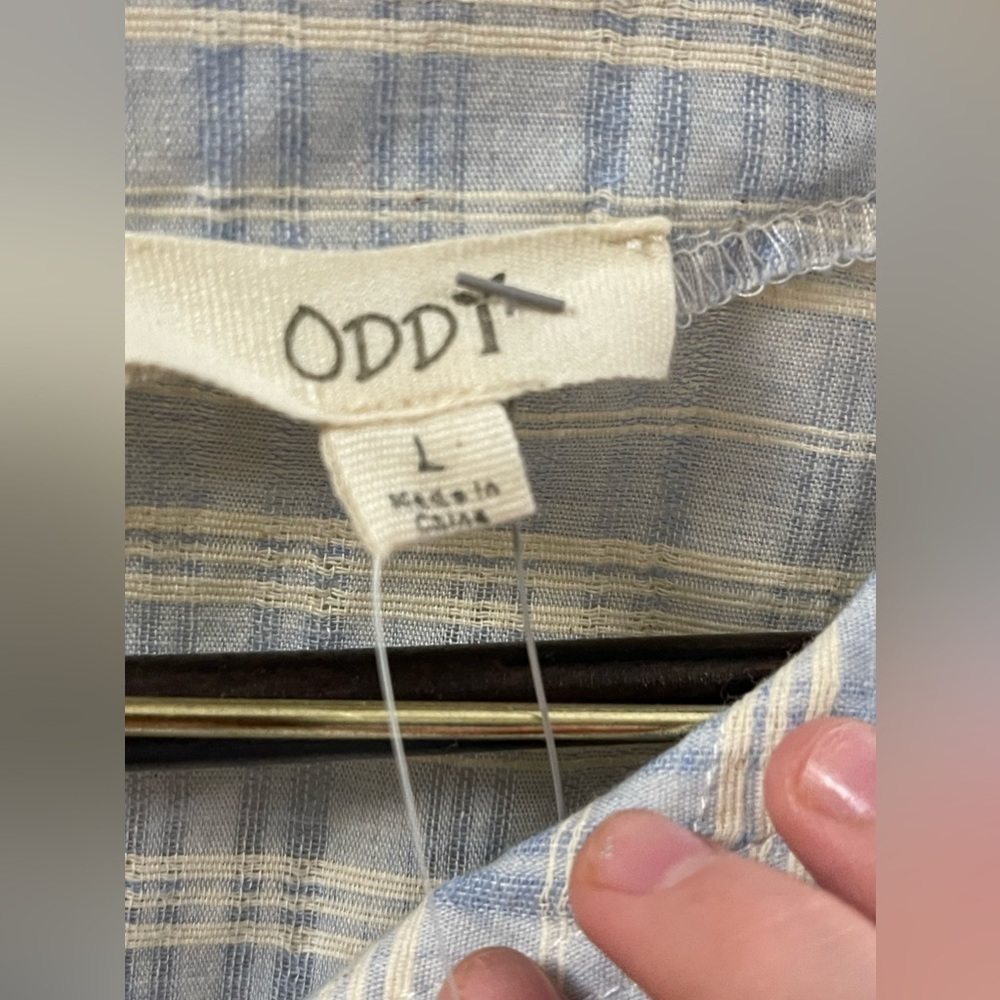 ODDY Peasant Top Size Large NWT - Picture 7 of 7